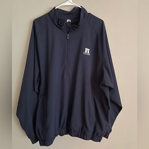 FootJoy FJ Golf Pullover Quarter Zip Windbreaker Jacket Size XL  Navy Blue